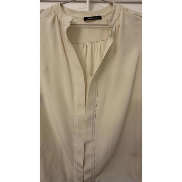 Derek Lam sleeveless cream silk blouse size 6 - Picture 2 of 8